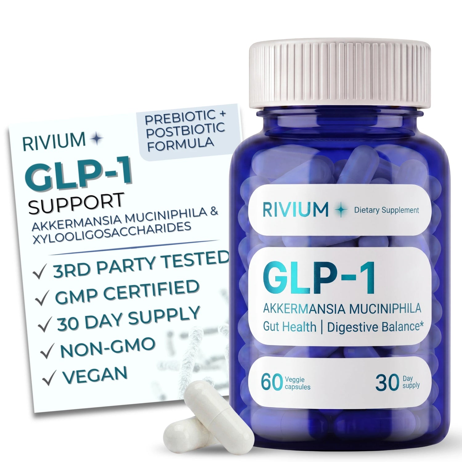 GLP-1 Support & Akkermansia Probiotic Blend